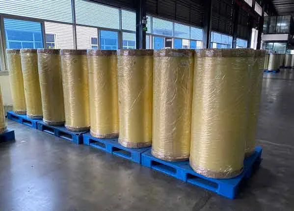 Jumbo rolls of tape film and finished tapes, photo 1 of 2